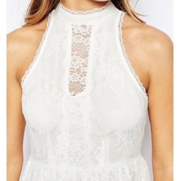 NWT Free People Verushka Mini Dress in White - Picture 3 of 4